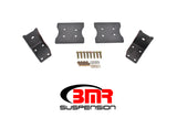 BMR 79-04 Fox Mustang Lower Torque Box Reinforcement Plates - Black Hammertone - TBR003H