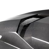 Anderson Composites 2016+ Type-AZ Camaro Double Sided Fiber Hood - AC-HD16CHCAM-AZ-DS