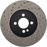 StopTech Slotted & Drilled Sport Brake Rotor 07-13 Mini Cooper - 127.34101R