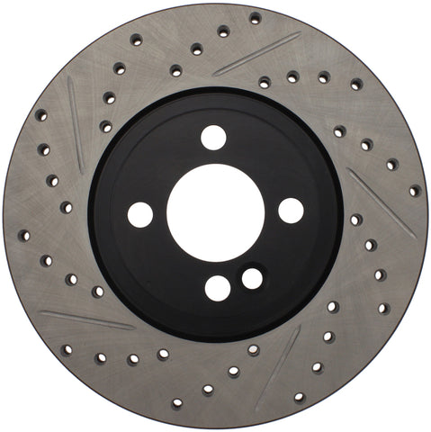 StopTech Slotted & Drilled Sport Brake Rotor 07-13 Mini Cooper - 127.34101R