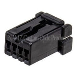 NAMZ AMP 040 Series 4-Postiion Female Wire Plug Housing Connector (HD 72914-01BK) - NA-174966-2