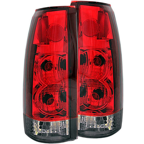 ANZO 1999-2000 Cadillac Escalade Taillights Red/Smoke G2 - 211157