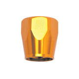 Russell Performance 2-Piece -10 AN Anodized Full Flow Swivel Hose End Sockets (Qty 2) - Orange - 615544