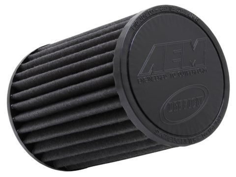 AEM Dryflow 3.5in. X 7in. Round Tapered Air Filter - 21-2047BF