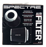 Spectre Adjustable Conical Air Filter 5-1/2in. Tall (Fits 3in. / 3-1/2in. / 4in. Tubes) - Black - 8131