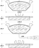 StopTech Performance Brake Pads - 309.07681