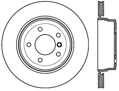 StopTech Drilled Sport Brake Rotor - 128.34091R