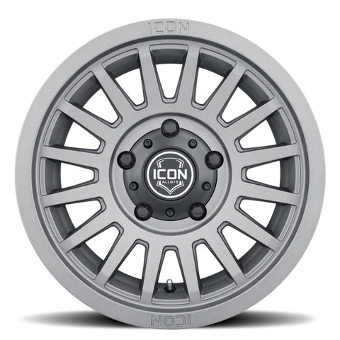 ICON Recon SLX 18x9 5x5.5 BP 0mm Offset 5in BS 77.9mm Hub Bore Charcoal Wheel - 3618908650CH