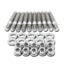 BLOX Racing SUS303 Stainless Steel Exhaust Manifold Stud Kit M8 x 1.25mm 45mm in Length - 7-piece - BXFL-00307-7