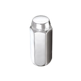 McGard Hex Lug Nut (Cone Seat) M14X1.5 / 22mm Hex / 1.945in. Length (Box of 100) - Chrome - 69424