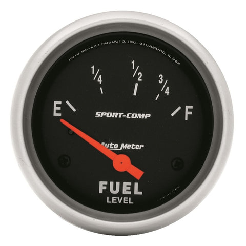 Autometer Sport-Comp 2 5/8in 73ohm-10ohm Fuel Level Gauge - 3515