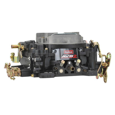 Edelbrock Carburetor AVS2 Series 650 CFM Manual Choke Black Powder Coated (Non-EGR) - 19053