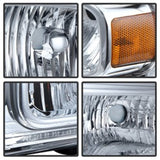 Xtune Ford F250/350/450 Super Duty 05-07 Crystal Headlights Chrome HD-JH-FS05-AM-C - 9026560