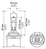 Hella Bulb 887 12V 50W Pg13 T325 - 887