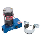 Edelbrock Fuel Pump Electric Quiet-Flo Carbureted 120GPH 3/8In In 3/8In Out 120 GPH Blue - 182052