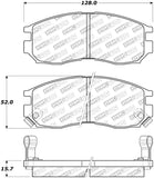 StopTech Street Touring 4/89-99 Mitsubishi Eclipse GST Front Brake Pads - 308.04840