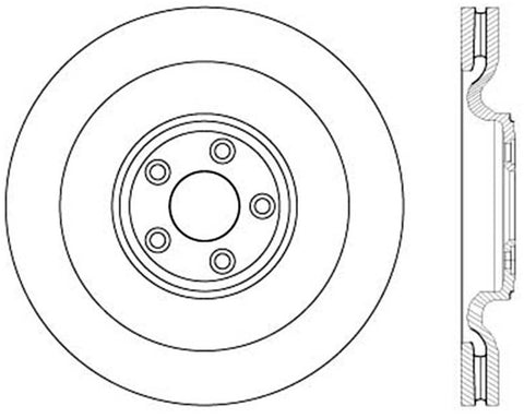 StopTech Slotted & Drilled Sport Brake Rotor - 127.20031L