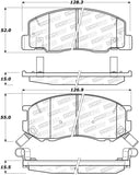 StopTech Street Brake Pads - Rear - 308.05270