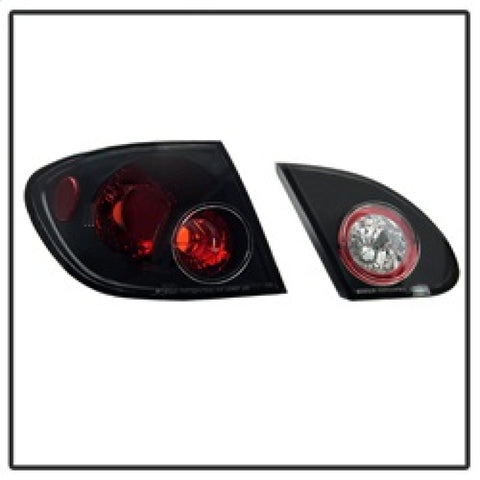 Spyder Toyota Corolla 03-08 Euro Style Tail Lights Black ALT-YD-TC03-BK - 5007339