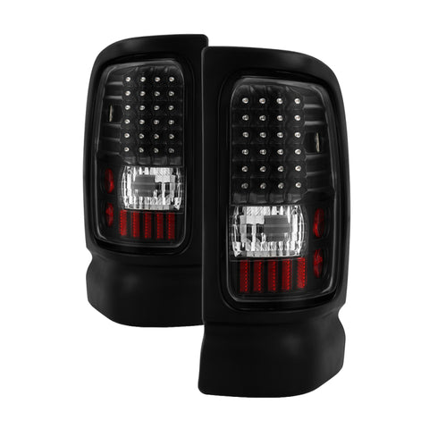 Xtune Dodge Ram 1500 94-01 / Ram 2500/3500 94-02 LED Tail Lights Black ALT-ON-DRAM94-LED-BK - 5012777