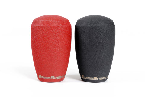 GrimmSpeed Shift Knob Stainless Steel - Subaru 5 Speed and 6 Speed Manual Transmission - Red - 380000