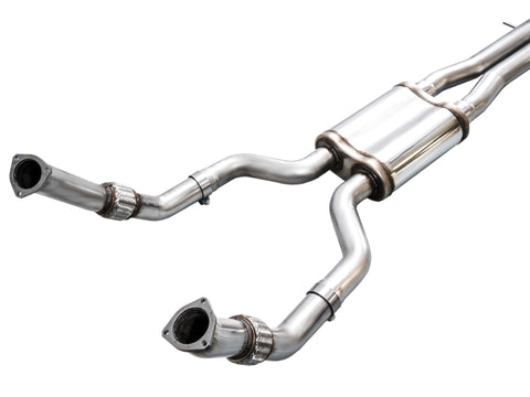 AWE Tuning 21-23 Audi C8 RS6/RS7 SwitchPath Cat-back Exhaust - Diamond Black Tips - 3025-33776