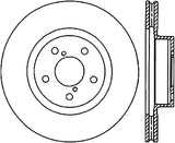 StopTech Power Slot 05-08 STi (5x114.3) CRYO Front Right Rotor - 126.47022CSR