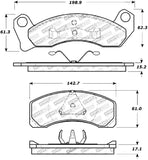 StopTech Street Touring Brake Pads - 308.04310