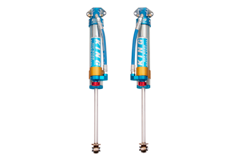 King Shocks 07-18 Jeep Wrangler JK Rear 2.5 Dia Piggy Hose Res Shocks 3-5in Lift w/Adjuster (Pair) - 25001-224A