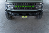 DV8 Offroad 21-23 Ford Bronco Capable Bumper Front License Plate Mount - LPBR-04