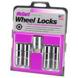 McGard Wheel Lock Nut Set - 4pk. (Cone Seat Duplex) 1/2-20 / 7/8 Hex / 2.5in. Length - Chrome - 24109