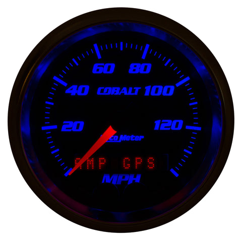 Autometer Cobalt 3-3/8in 0-140MPH In-Dash Electronic GPS Programmable Speedometer - 6280