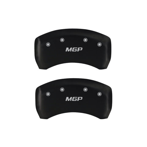 MGP 4 Caliper Covers Engraved Front & Rear MGP Red finish silver ch - 14027SMGPRD