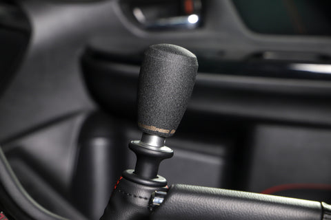 GrimmSpeed Shift Knob Stainless Steel - Subaru 5 Speed and 6 Speed Manual Transmission - Black - 380001