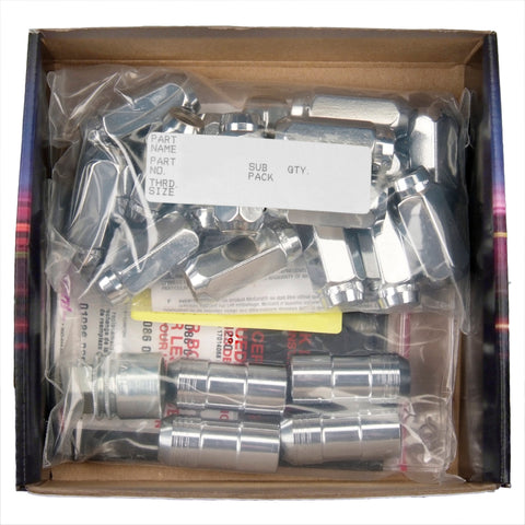 McGard 5 Lug Hex Install Kit w/Locks (Cone Seat Nut) M14X2.0 / 13/16 Hex / 2.25in. Length - Chrome - 84505