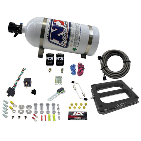 Nitrous Express Dom/Alcohol Nitrous Kit (100-500HP) w/10lb Bottle - 50075-10