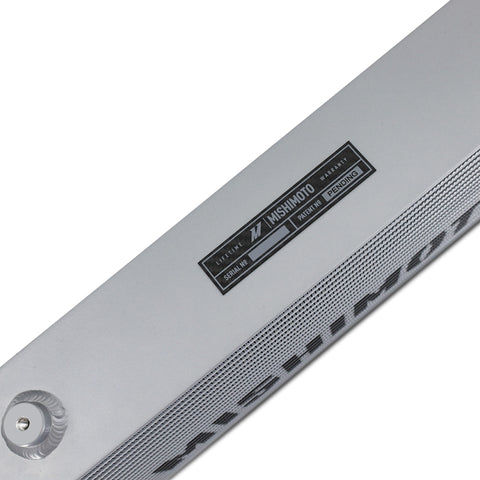 Mishimoto Universal Carbon Fiber Intercooler - Gloss Tanks - 600mm Silver Core - S-Flow - C V-Band - MMINT-UCF-G6S-S-C