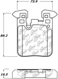 StopTech Street Performance Brake Pads BMW F22 M235i/F30 335i/F32 435i - Rear - 309.16560