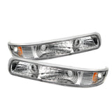 Xtune Chevy Silverado 99-02 / Chevy Suburban/TahOE 00-06 Amber Bumper Lights Euro CBL-CS99-E-AM - 5014764