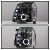 Spyder GMC Yukon 07-14/Yukon Denali 07-14 Projector Headlights LED Halo LED Smke PRO-YD-GY07-HL-SM - 5029348