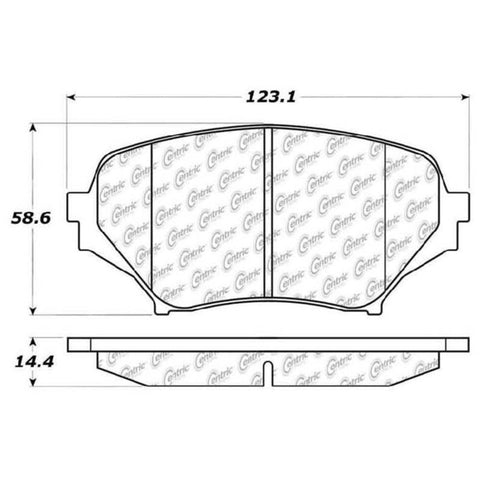 StopTech Street Touring 06-08 Mazda Miata MX-5 Front Brake Pads - 308.11790