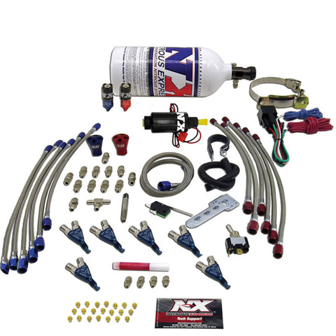 Nitrous Express Six Cyl Piranha Nitrous Kit w/2.5lb Bottle - 60066P