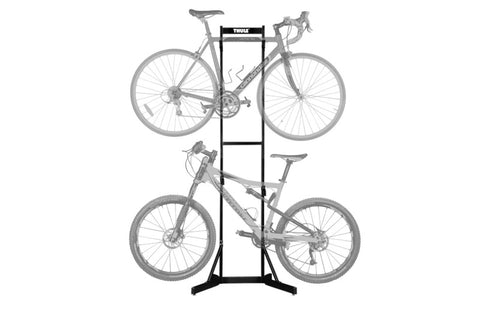 Thule Bike Stacker - Freestanding Bike Storage for Home/Apt/Garage - Black - 578101