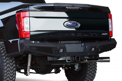 Addictive Desert Designs 17-18 Ford F-250 HoneyBadger Rear Bumper w/ Backup Sensor Cutouts - R167301280103