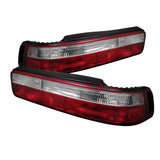 Spyder Acura Integra 90-93 2Dr Euro Style Tail Lights Red Clear ALT-YD-AI90-RC - 5000187