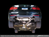 AWE Tuning BMW F3X 335i/435i Touring Edition Axle-Back Exhaust - Chrome Silver Tips (102mm) - 3010-32026