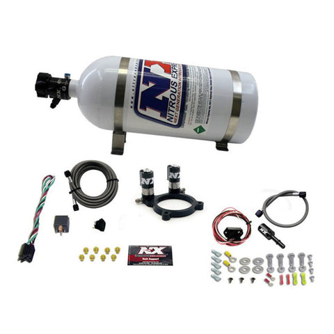 Nitrous Express Ford 3.5L/3.7L V6 Nitrous Plate Kit w/10lb Bottle - 20952-10