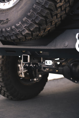 DV8 Offroad 07-21 Jeep Wrangler (JK/JL) Bolt-On Hitch w/ Lights - AHJP-01