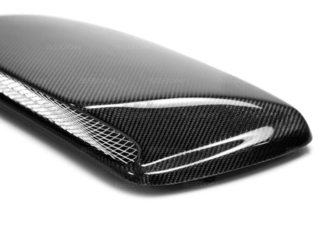 Seibon 98-01 Subaru Impreza STI Carbon Fiber Hood Scoop - Only Fits OEM Hoods (Not Seibon Hoods) - HDS9801SBIMP-STI