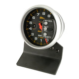 Autometer Pro-Cycle Gauge Tach 5in 9K Rpm Pedestal W/ Rpm Playback Black - 19266